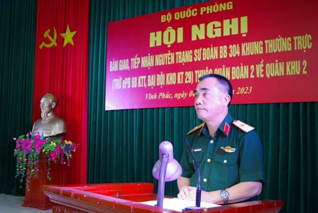 Thiếu tướng Nguyễn Đăng Khải, Phó Tư lệnh, Tham mưu trưởng Quân khu 2 phát biểu tại hội nghị. (Nguồn: Báo Quân đội Nhân dân). Thiếu tướng Nguyễn Đăng Khải, Phó Tư lệnh, Tham mưu trưởng Quân khu 2 phát biểu tại hội nghị. (Nguồn: Báo Quân đội Nhân dân).