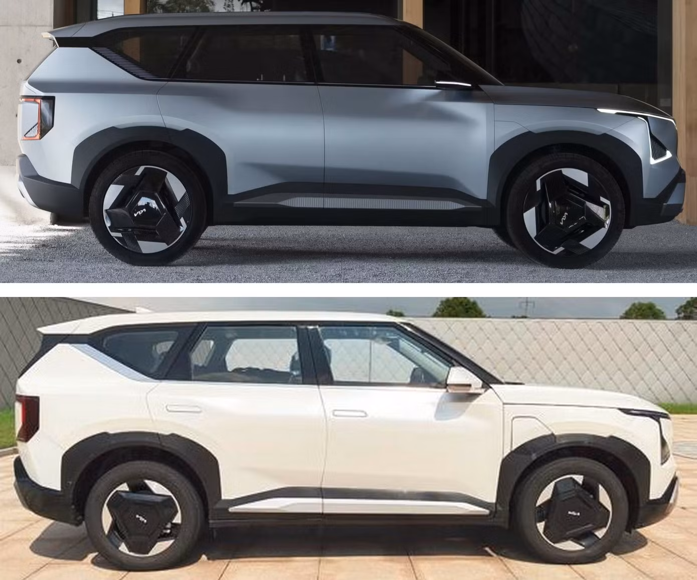 Phiên bản sản xuất của EV5 không có nhiều điểm khác biệt với bản concept.