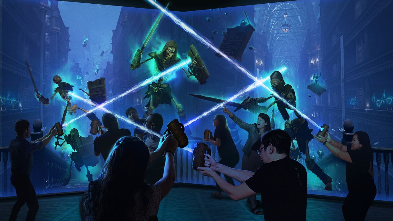 Trò chơi tương tác công nghệ tại công viên Katmandu. Trò chơi tương tác công nghệ tại công viên Katmandu.