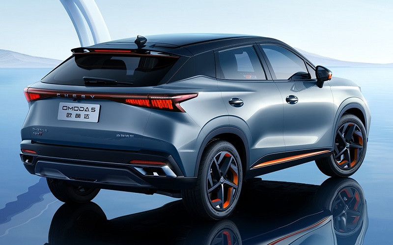 Thiết kế dự kiến của Omoda 5 EV. Thiết kế dự kiến của Omoda 5 EV.