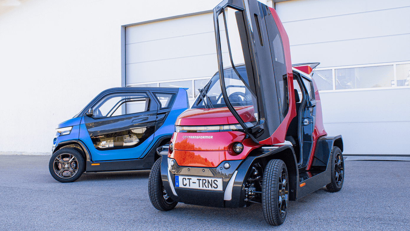 Một nguyên mẫu xe điện cỡ nhỏ được Roding Mobility phát triển. Một nguyên mẫu xe điện cỡ nhỏ được Roding Mobility phát triển.