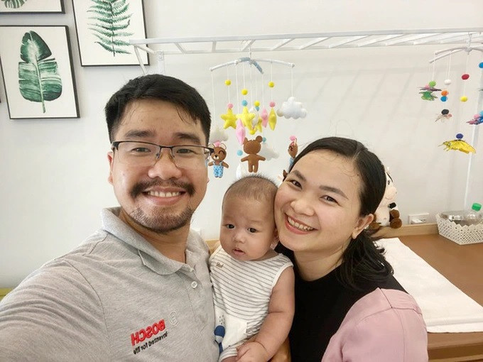 Gia đình nhỏ của anh Hải (Ảnh: NVCC) Gia đình nhỏ của anh Hải (Ảnh: NVCC)