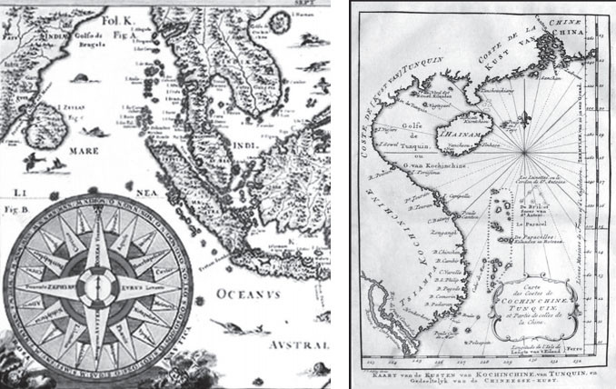 Scherer’s Atlas Novus, năm 1710 (xuất xứ tại Hà Lan) chứng minh lãnh thổ Trung Quốc chỉ dừng ở Hải Nam Ảnh: Trần Thắng