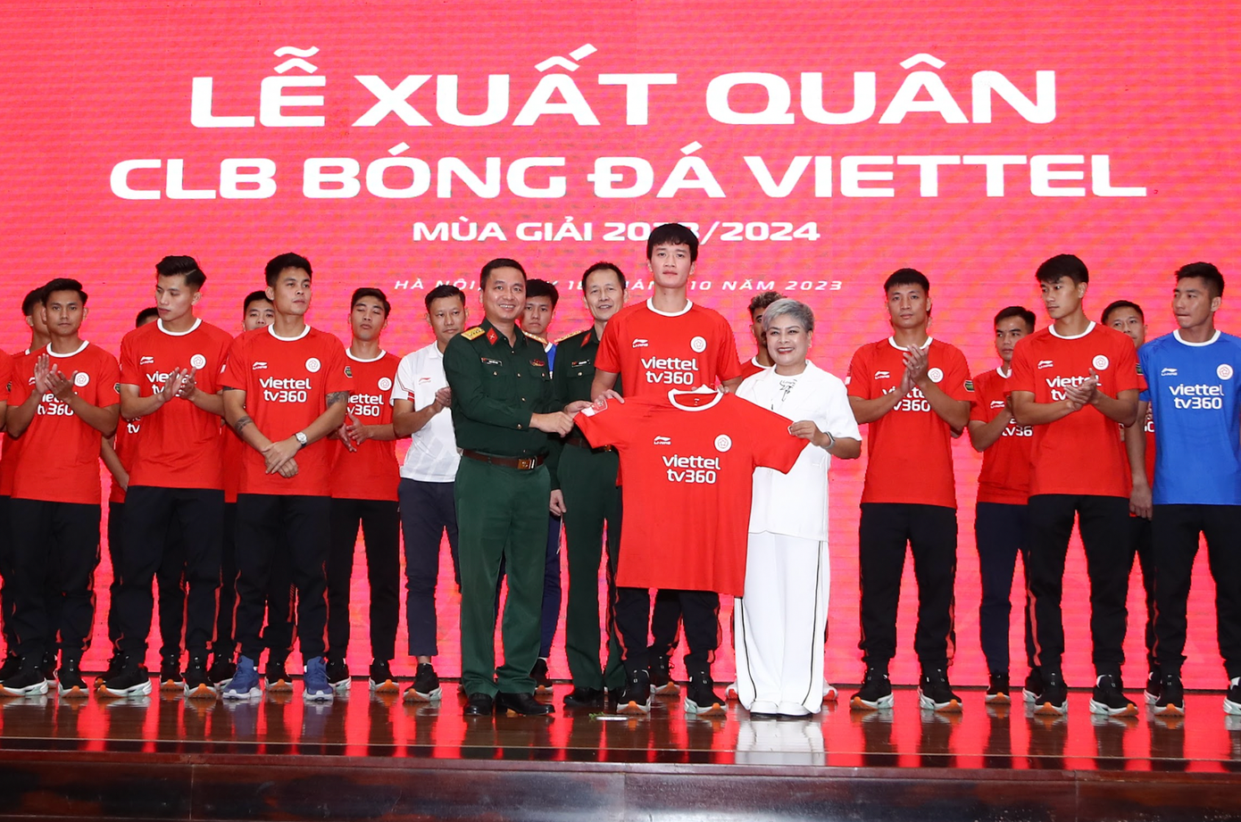 Viettel thuộc số các ứng viên vô địch ở V-League 2024, bên cạnh CLB Hà Nội và CAHN