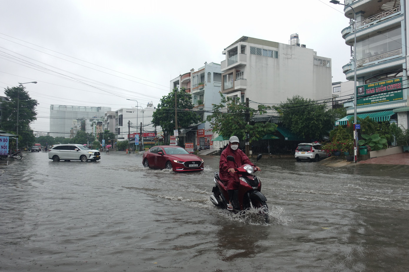 Theo dự báo, đợt mưa lớn diện rộng tại TPHCM khả năng kéo dài đến hết ngày 3/10. (Ảnh minh họa: Hữu Huy)