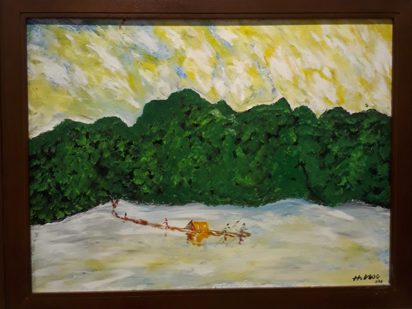 Nhà văn Hữu Ước coi vẽ là sự giải thoát cho sự bế tắc của văn chương.