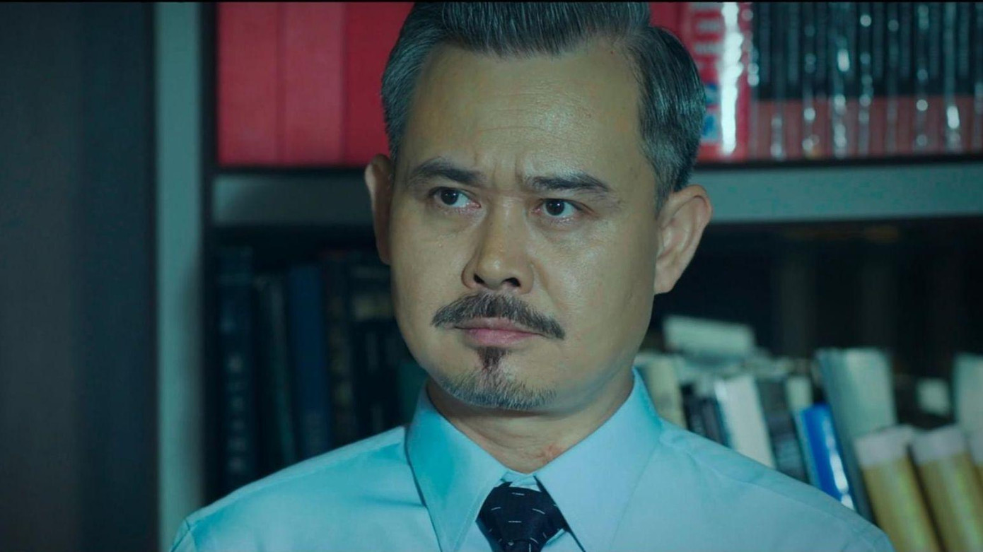 Diễn viên Vĩnh Xương trong vai Đinh Hoàng Đức - nhân vật phản diện trong Đấu trí. Ảnh: VFC.