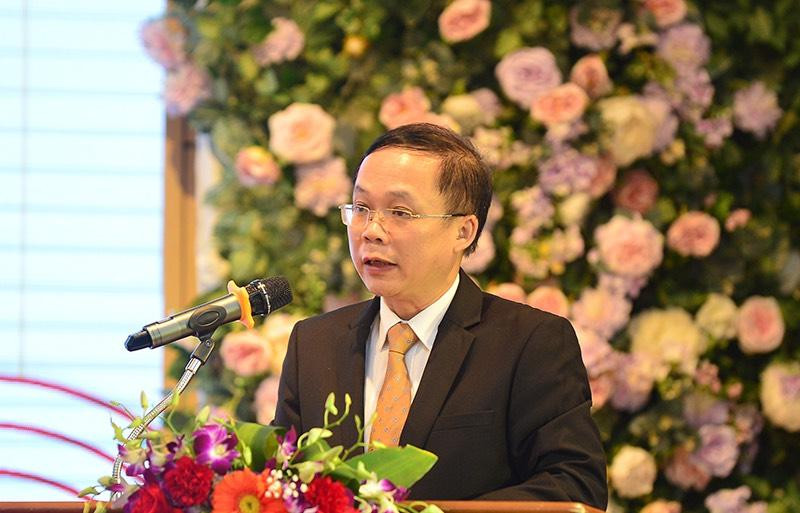 Ông Bùi Trung Nghĩa - Phó Chủ tịch Phòng Thương mại và Công nghiệp Việt Nam phát biểu tại diễn đàn. Ảnh: Hồng Minh.