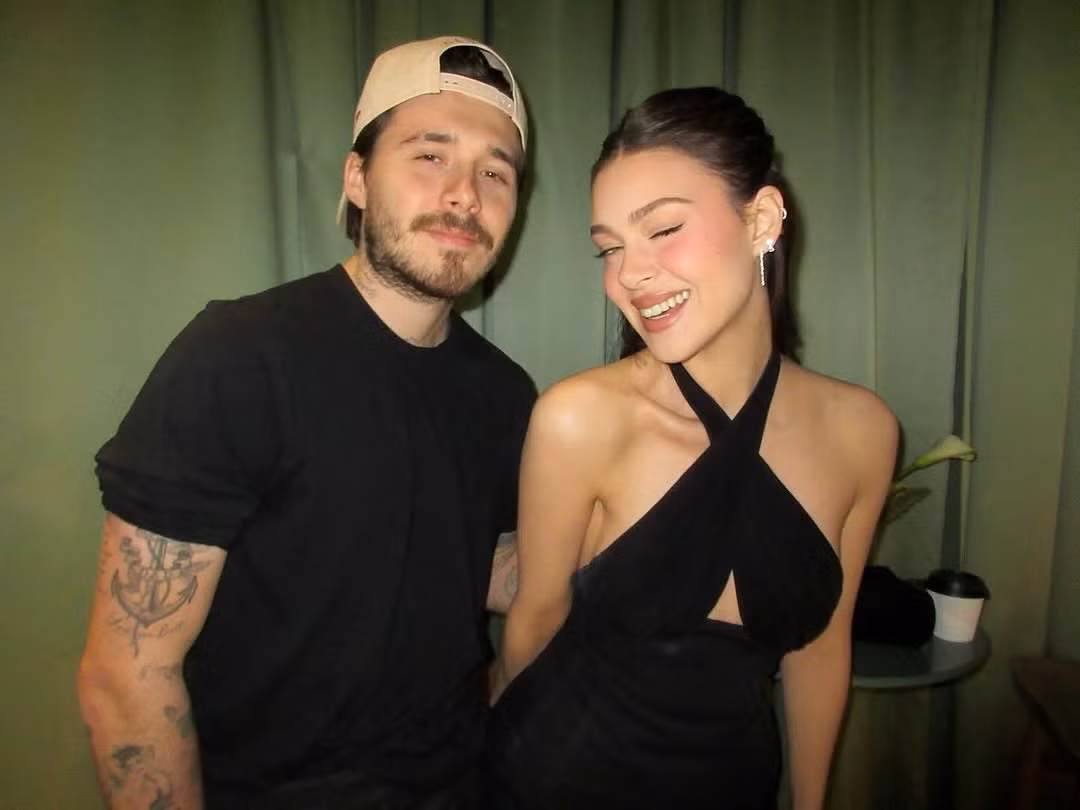 Brooklyn và Nicola bị cáo buộc lấy Kim làm cái cớ biện minh cho việc xa cách gia đình Beckham. Ảnh: IG.