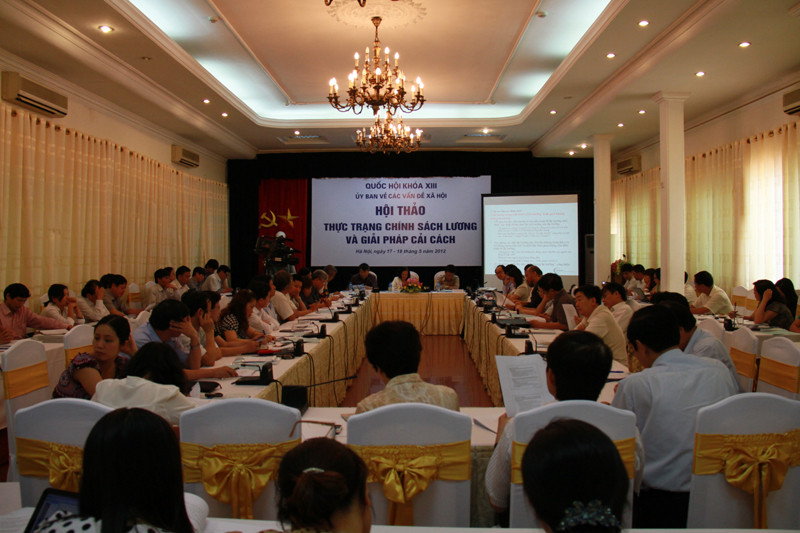 Hội thảo Thực trạng chính sách lương và giải pháp cải cách. Ảnh: Trường Phong. Hội thảo Thực trạng chính sách lương và giải pháp cải cách. Ảnh: Trường Phong