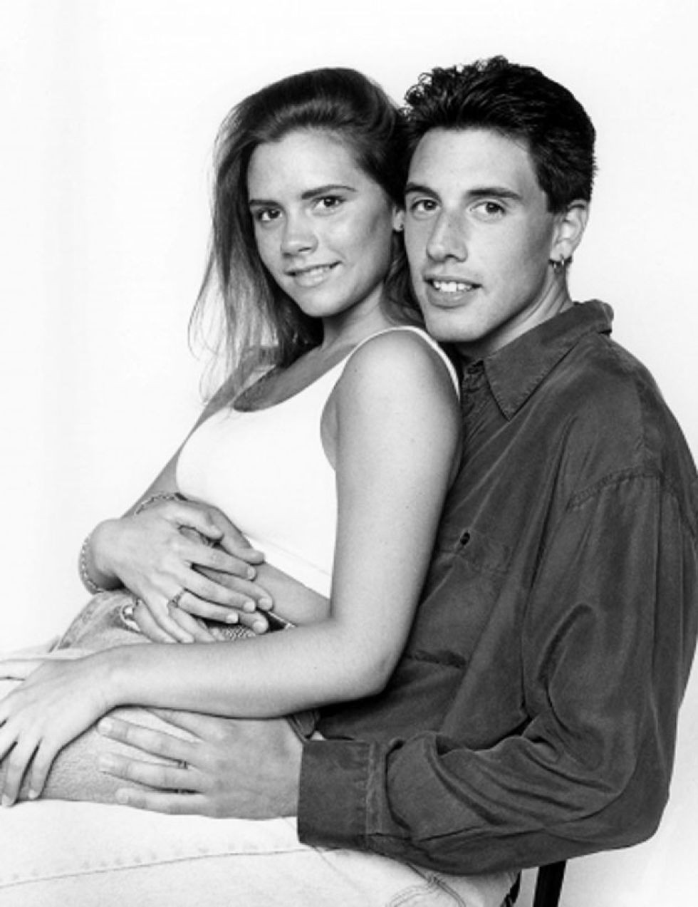 Victoria Beckham có 6 năm yêu thợ điện Mark Wood, còn từng đính hôn. Ảnh: CameraPress. Victoria Beckham có 6 năm yêu thợ điện Mark Wood, còn từng đính hôn. Ảnh: CameraPress.