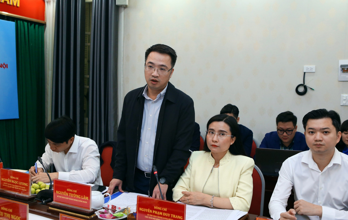 Bí thư T.Ư Đoàn Nguyễn Tường Lâm. Ảnh: Vương Đức