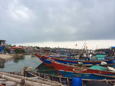 Nơi hình thành vòi rồng, mây đen kéo tới xám xịt