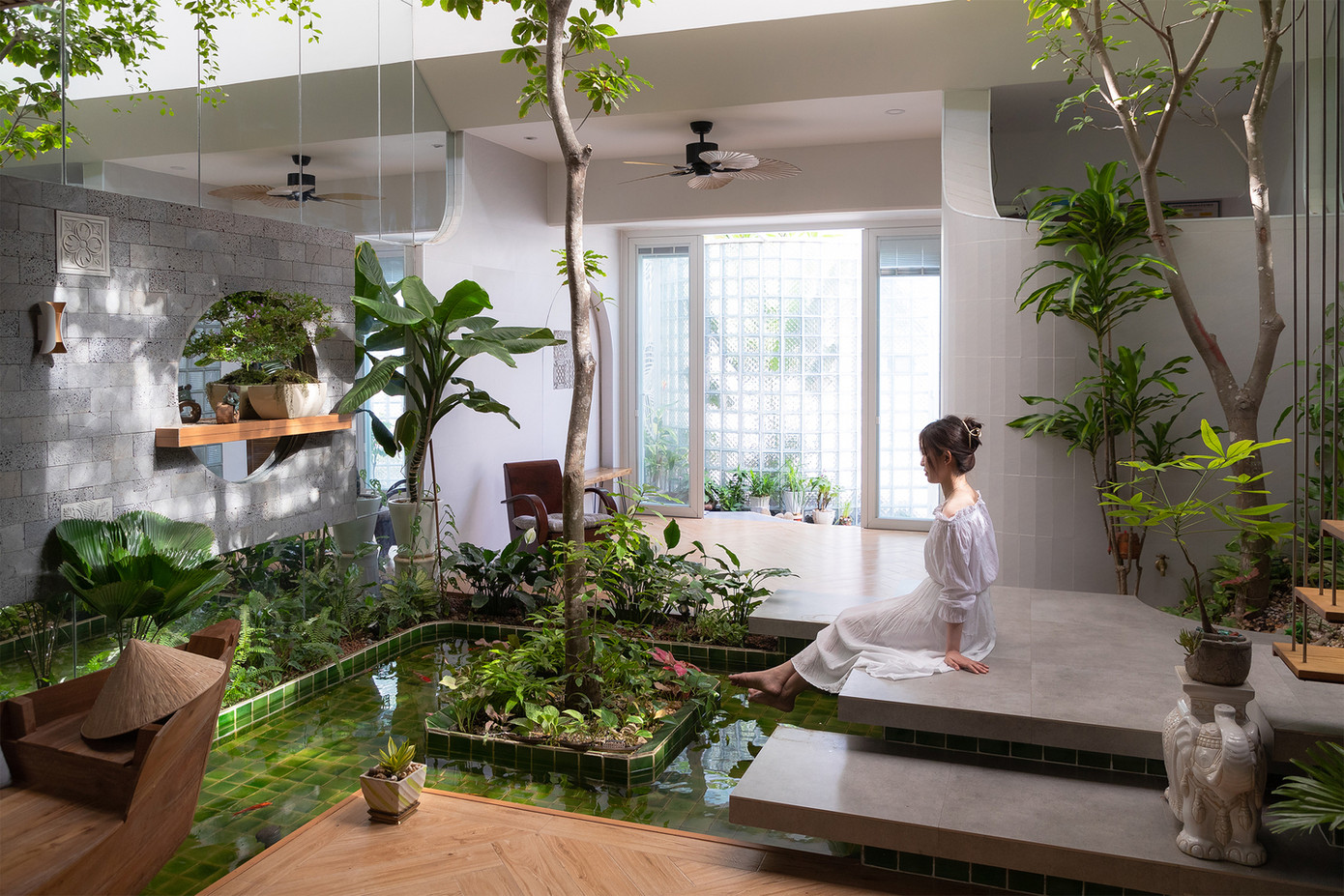 Không gian ấn tượng của ngôi nhà. Không gian ấn tượng của ngôi nhà.