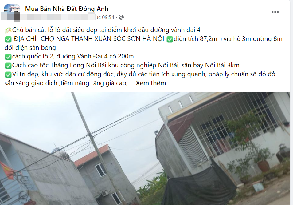 Môi giới cay đắng rao bán cắt lỗ đất gần dự án đường Vành đai 4 kể cả khi dự án đã chính thức khởi công. Môi giới cay đắng rao bán cắt lỗ đất gần dự án đường Vành đai 4 kể cả khi dự án đã chính thức khởi công.