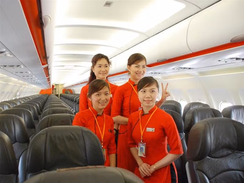Tiếp viên JP - Ảnh: JP