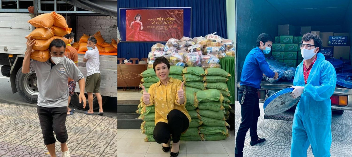 Những hình ảnh đẹp của nghệ sĩ Việt trong năm qua.