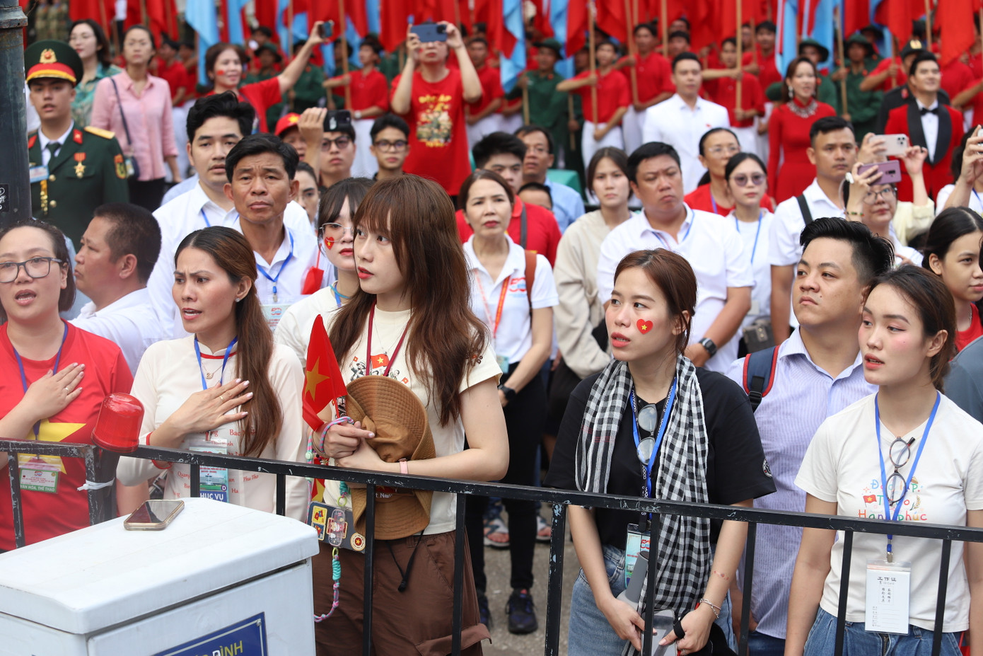 Đại lễ kỷ niệm 50 năm Ngày Giải phóng miền Nam, thống nhất đất nước đem lại những cảm xúc đẹp đẽ với hàng triệu người dân khắp cả nước. Ảnh: Ngô Tùng
