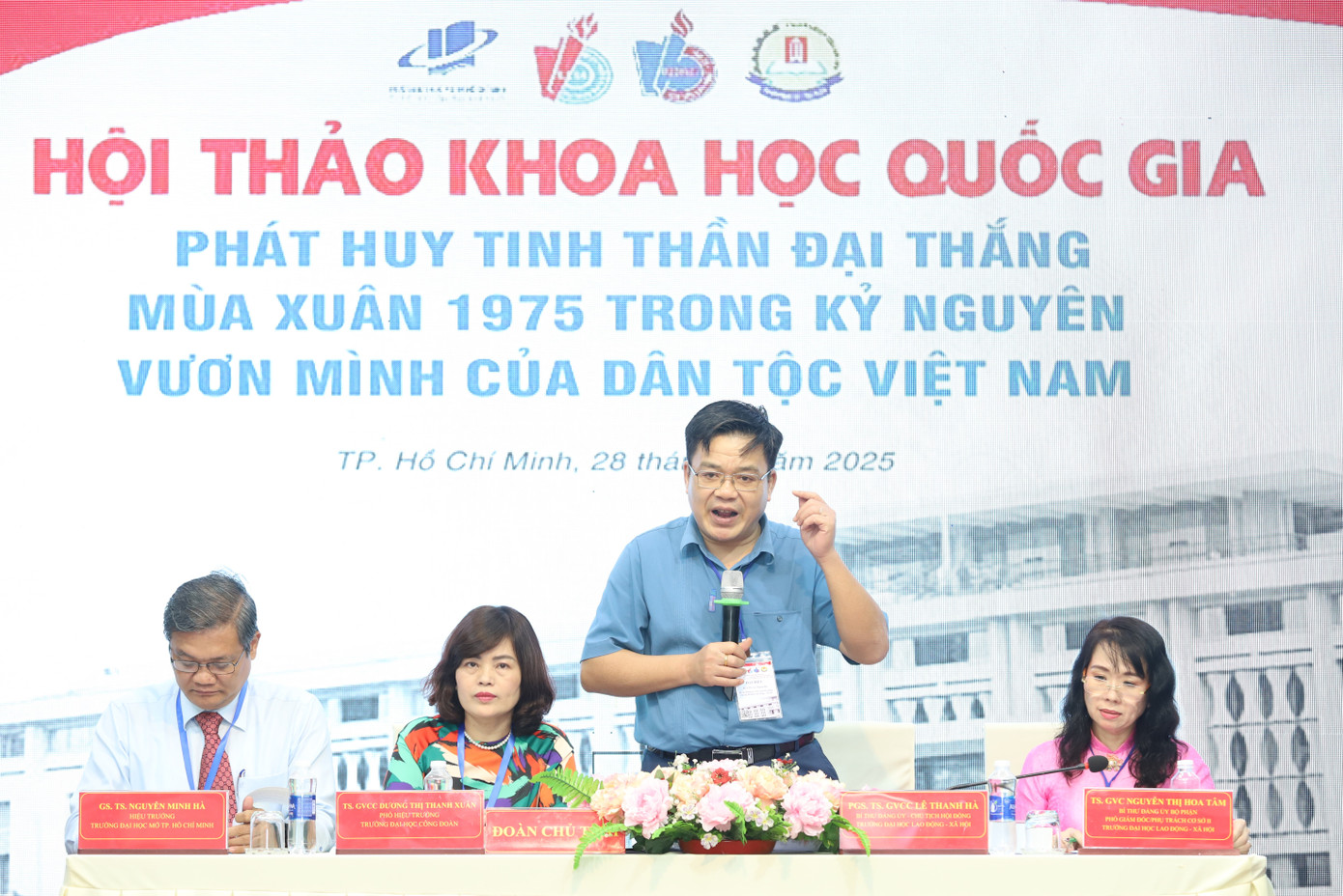 Hội thảo khẳng định những giá trị, tầm vóc to lớn của đại thắng mùa Xuân năm 1975. Ảnh: Ngô Tùng Hội thảo khẳng định những giá trị, tầm vóc to lớn của đại thắng mùa Xuân năm 1975. Ảnh: Ngô Tùng