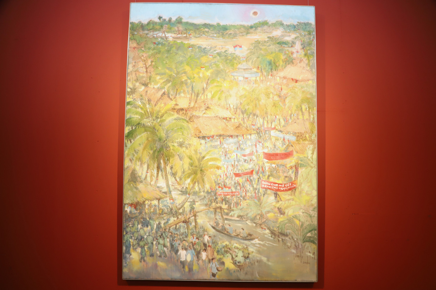 Những ký họa ám mùi khói súng, lấm bụi hành quân... đi qua tháng năm đã trở thành tư liệu quý để chính tác giả dựng nên những bức sơn dầu lớn. Có thể kể đến những tác phẩm gắn với trận đánh in sâu vào lịch sử như trận cầu Chữ Y, trận giải phóng Lộc Ninh. Trong số đó 3 tác phẩm Trận La Ngà, Trận Ấp Bắc, Trận Bình Giã đã được trao Giải thưởng Nhà nước về Văn học Nghệ thuật năm 2007. Những ký họa ám mùi khói súng, lấm bụi hành quân... đi qua tháng năm đã trở thành tư liệu quý để chính tác giả dựng nên những bức sơn dầu lớn. Có thể kể đến những tác phẩm gắn với trận đánh in sâu vào lịch sử như trận cầu Chữ Y, trận giải phóng Lộc Ninh. Trong số đó 3 tác phẩm Trận La Ngà, Trận Ấp Bắc, Trận Bình Giã đã được trao Giải thưởng Nhà nước về Văn học Nghệ thuật năm 2007.