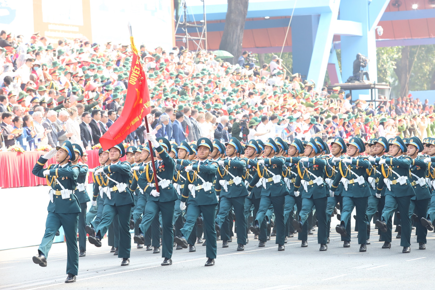 Lễ diễu binh, diễu hành nhằm tôn vinh, tri ân các Anh hùng liệt sĩ, đồng chí, đồng bào đã anh dũng hy sinh xương máu, cống hiến trọn đời cho sự nghiệp đấu tranh giải phóng dân tộc, thống nhất đất nước, xây dựng và bảo vệ Tổ quốc Việt Nam xã hội chủ nghĩa.