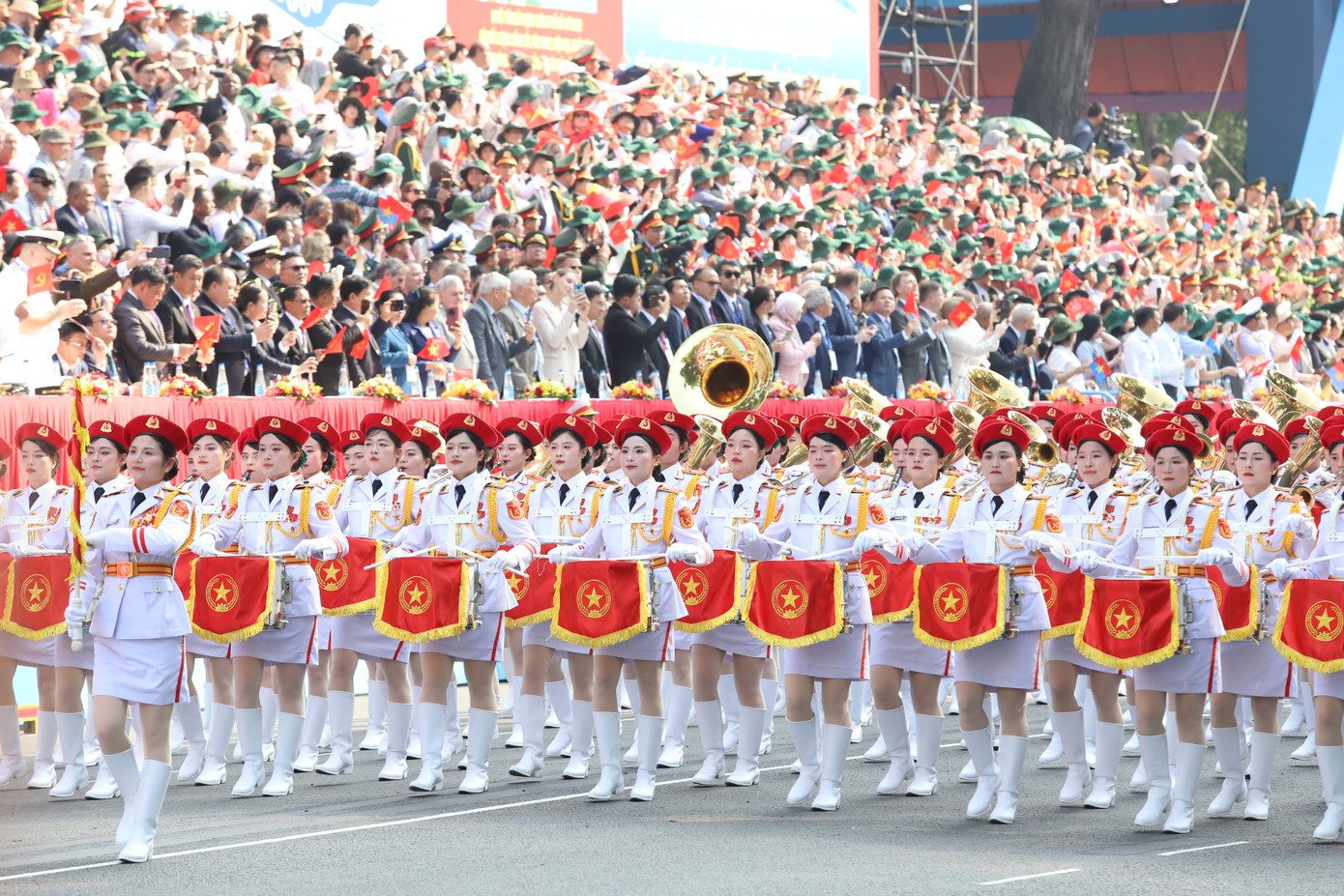 Lễ diễu binh, diễu hành nhằm tôn vinh, tri ân các Anh hùng liệt sĩ, đồng chí, đồng bào đã anh dũng hy sinh xương máu, cống hiến trọn đời cho sự nghiệp đấu tranh giải phóng dân tộc, thống nhất đất nước, xây dựng và bảo vệ Tổ quốc Việt Nam xã hội chủ nghĩa.