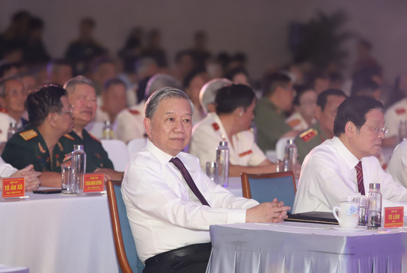 Tổng Bí thư Tô Lâm dự chương trình gặp mặt. Ảnh: Ngô Tùng Tổng Bí thư Tô Lâm dự chương trình gặp mặt. Ảnh: Ngô Tùng