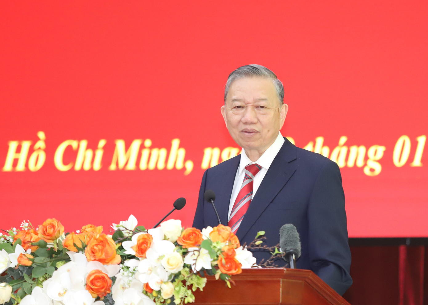 Tổng Bí thư Tô Lâm phát biểu tại buổi gặp mặt. Ảnh: Ngô Tùng Tổng Bí thư Tô Lâm phát biểu tại buổi gặp mặt. Ảnh: Ngô Tùng