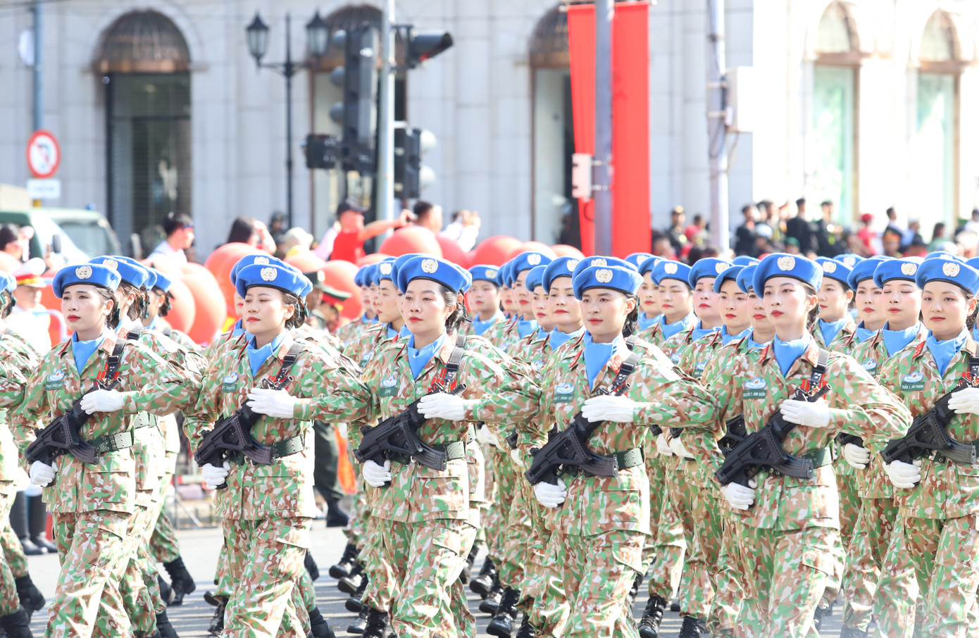 Khối nữ Gìn giữ hòa bình của Quân đội nhân dân Việt Nam.