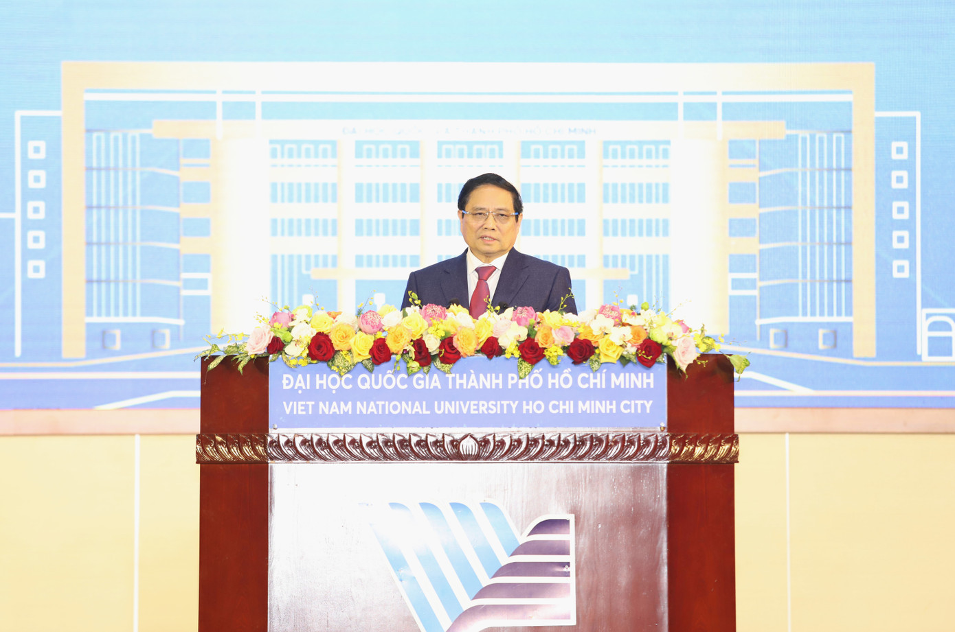 Thủ tướng Phạm Minh Chính trao đổi nhiều vấn đề cùng cán bộ, giảng viên, sinh viên ĐHQG TPHCM. Ảnh: Ngô Tùng. Thủ tướng Phạm Minh Chính trao đổi nhiều vấn đề cùng cán bộ, giảng viên, sinh viên ĐHQG TPHCM. Ảnh: Ngô Tùng.