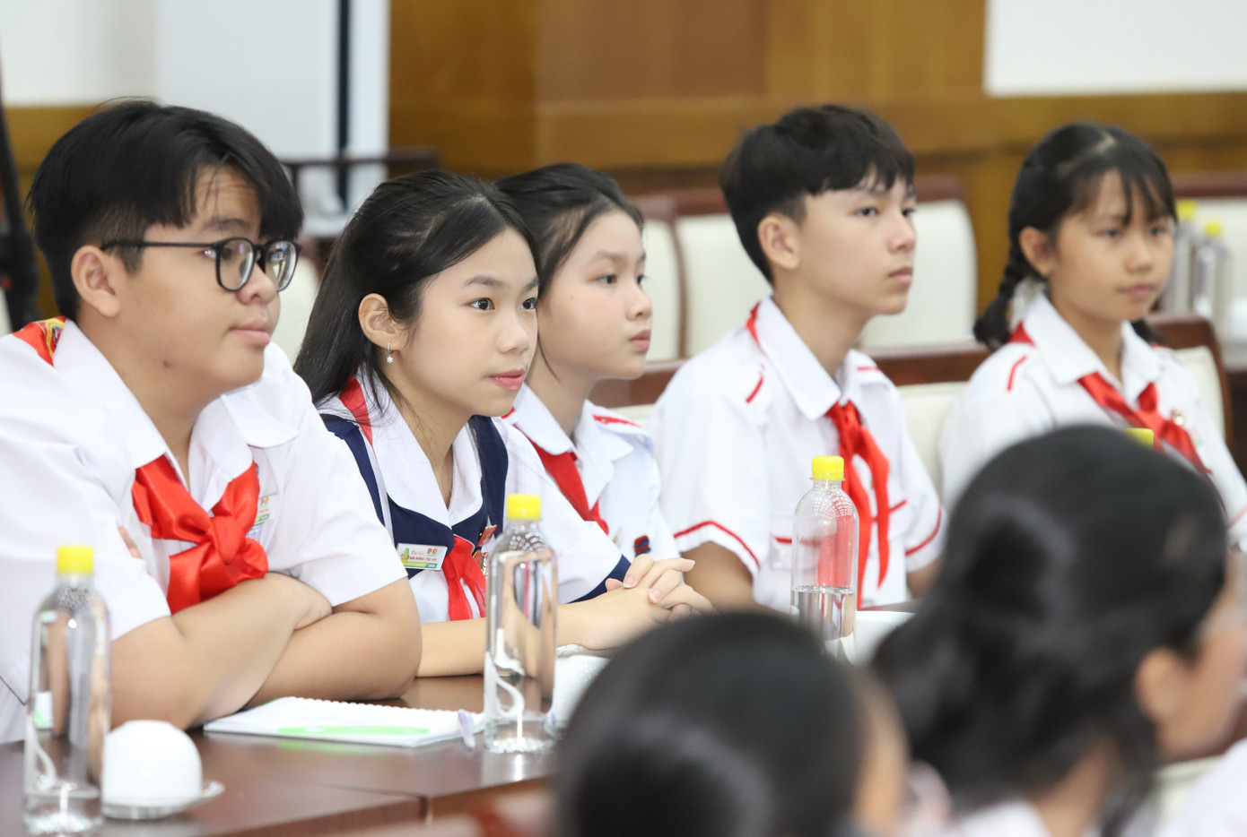 Tham dự chương trình là những học sinh tiêu biểu trong học tập, rèn luyện.