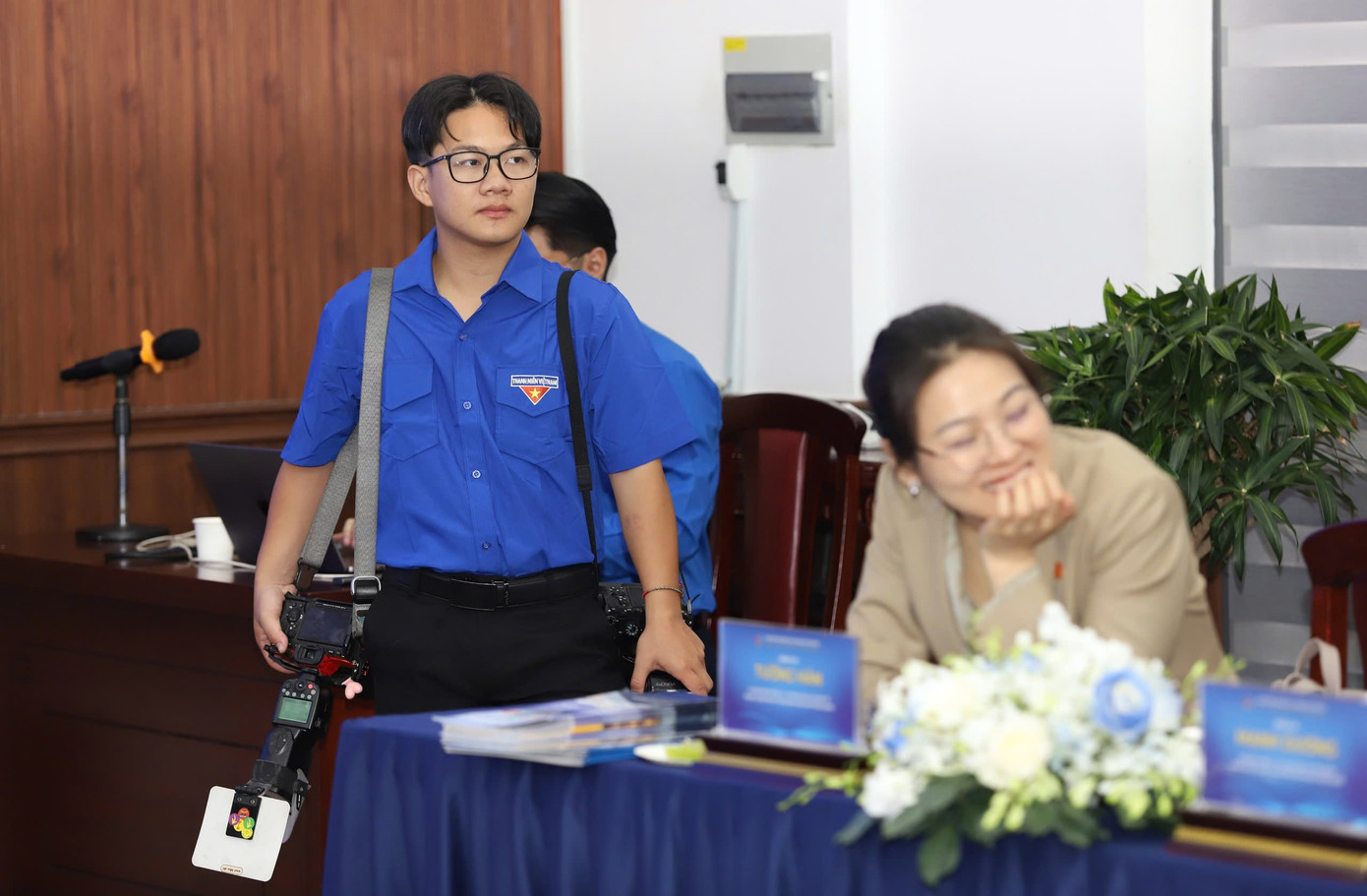 Tay máy trẻ luôn đồng hành đầy nhiệt huyết với các hoạt động của tổ chức Đoàn - Hội. Ảnh: Ngô Tùng Tay máy trẻ luôn đồng hành đầy nhiệt huyết với các hoạt động của tổ chức Đoàn - Hội. Ảnh: Ngô Tùng