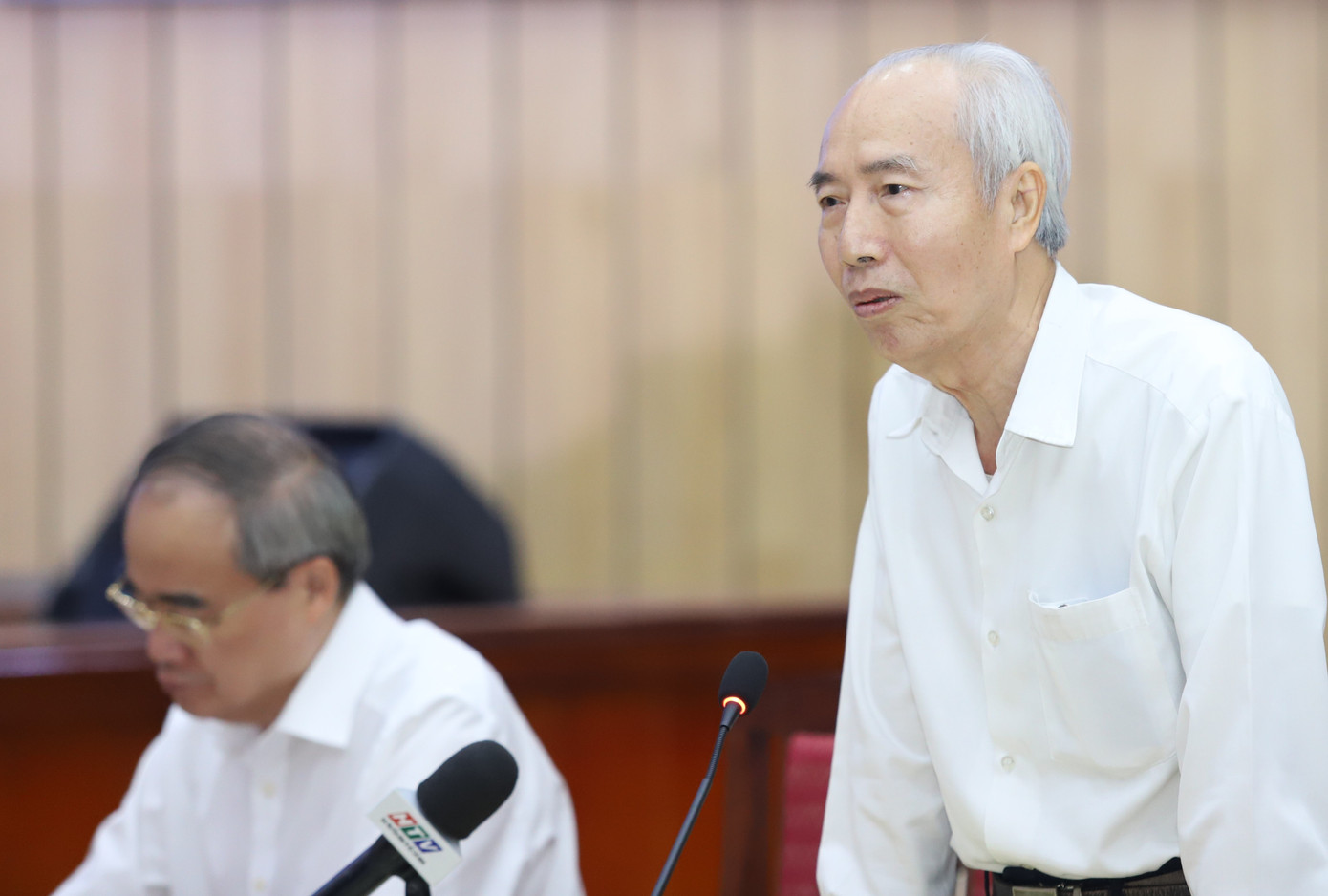 Nguyên Chủ tịch Ủy ban MTTQ Việt Nam Huỳnh Đảm. Nguyên Chủ tịch Ủy ban MTTQ Việt Nam Huỳnh Đảm.