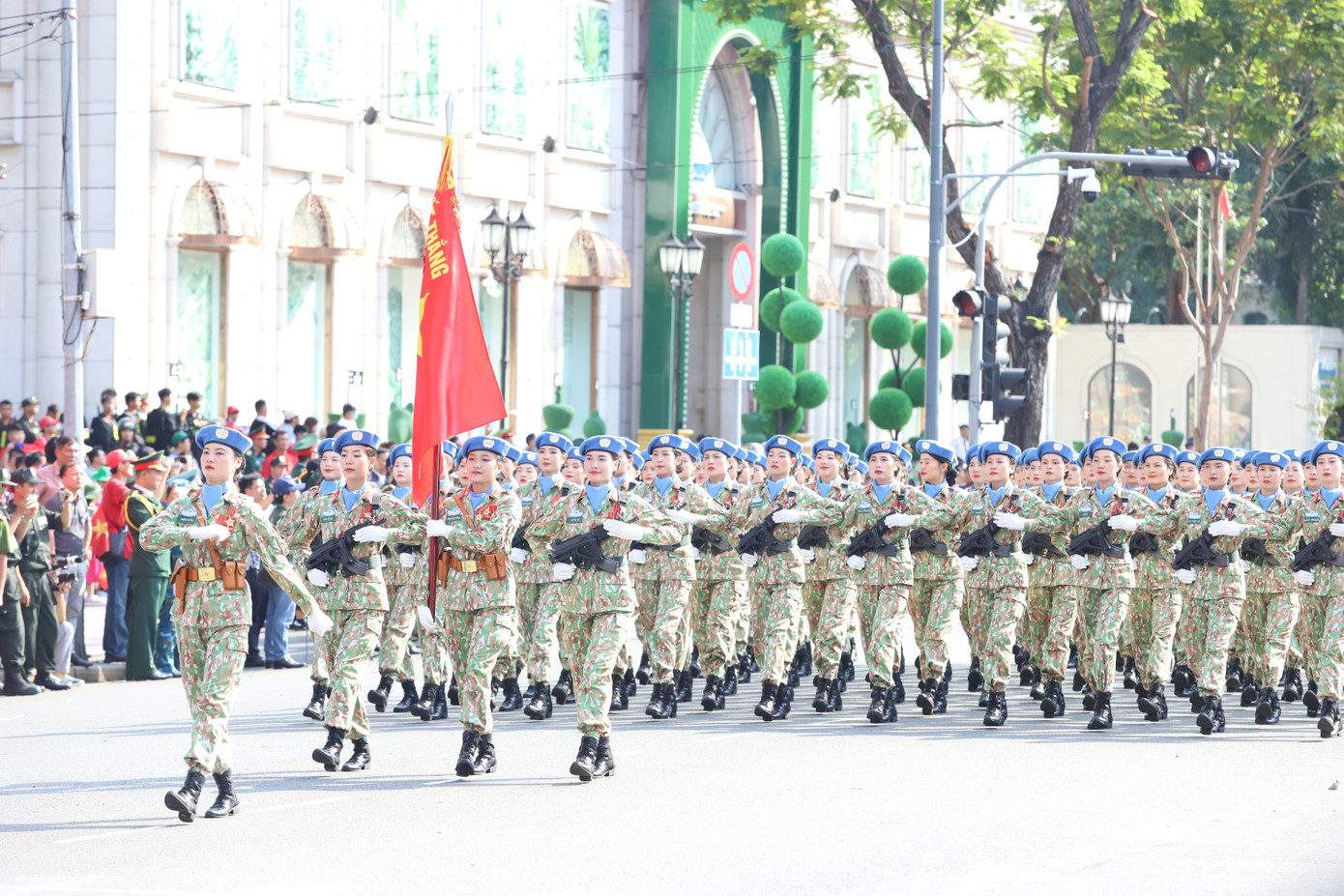 Khối nữ Gìn giữ hòa bình của Quân đội nhân dân Việt Nam.