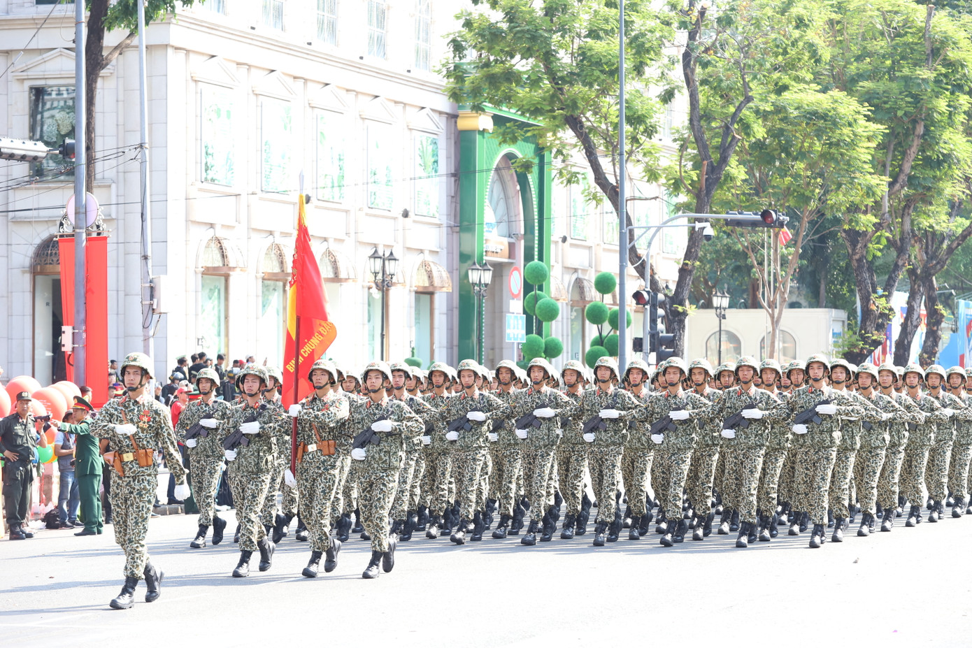 Khối chiến sĩ đặc công.