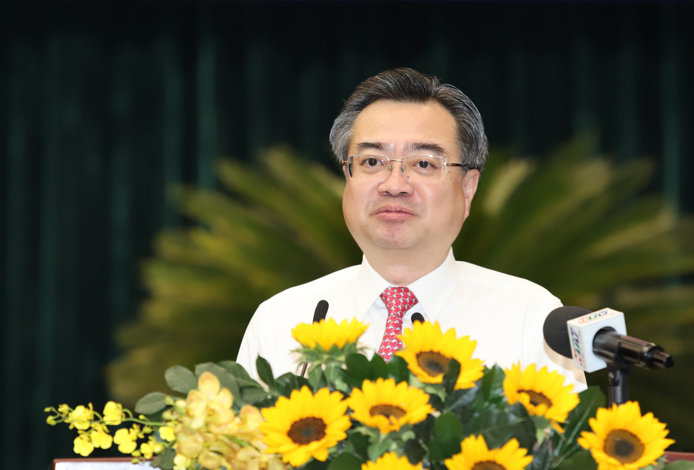 Phó Bí thư Thường trực Thành ủy TPHCM Nguyễn Thanh Nghị. Ảnh: Ngô Tùng
