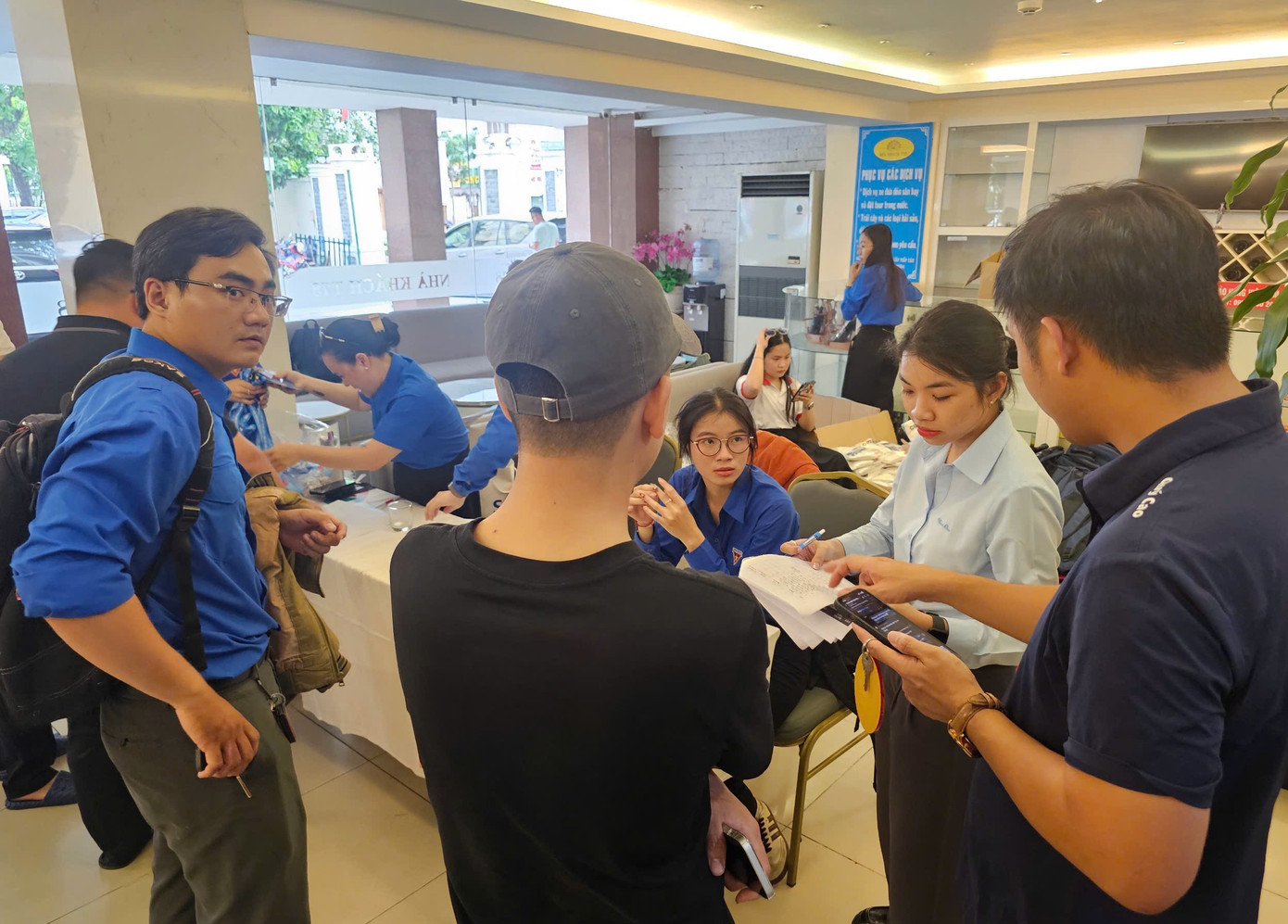 Anh Nguyễn Đăng Khoa - Phó Bí thư Thành Đoàn TPHCM cho biết với trách nhiệm của đơn vị đăng cai, Thành Đoàn đã phối hợp các đơn vị chuyên môn của Trung ương Đoàn nỗ lực triển khai các công tác chuẩn bị cho việc tổ chức đại hội, với sự tham gia nhiệt tình của khoảng 50 tình nguyện viên.