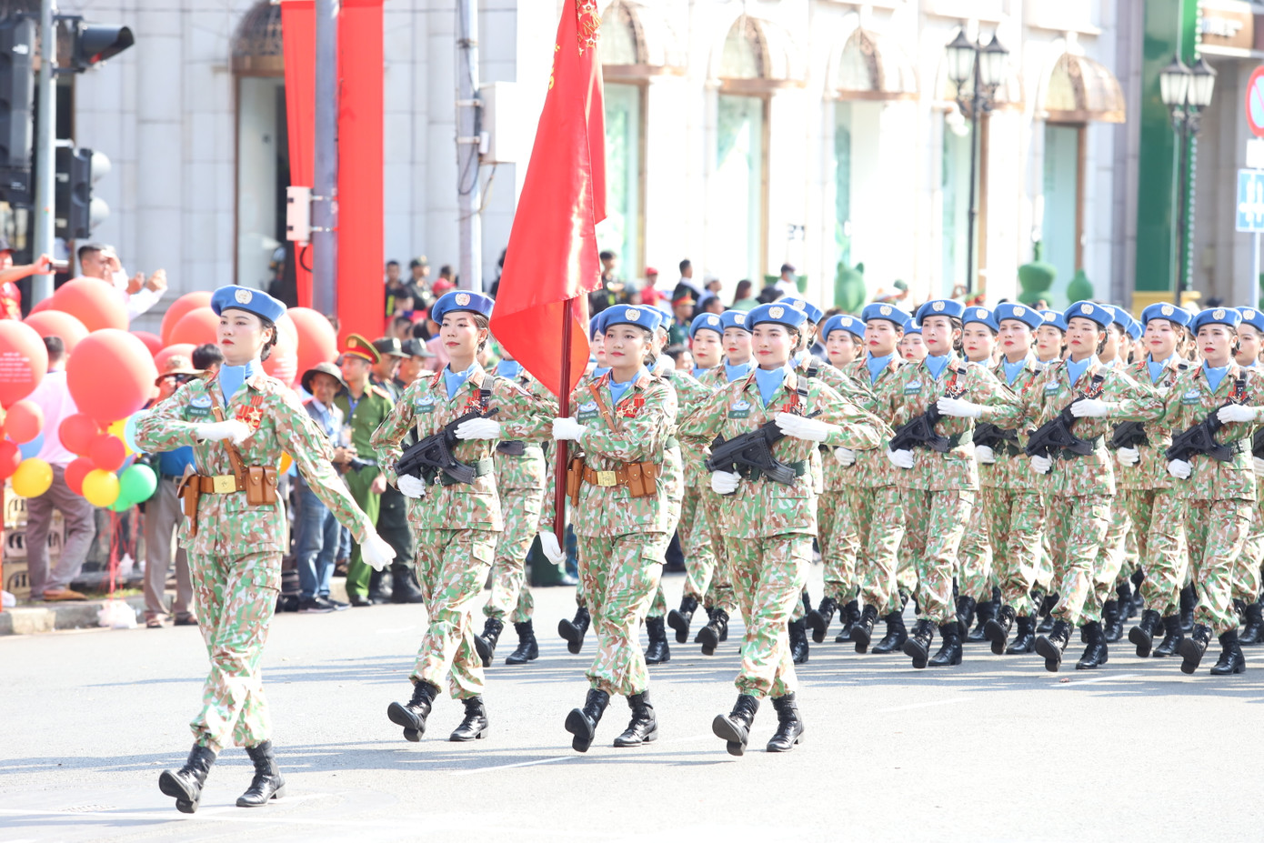 Khối nữ Gìn giữ hòa bình của Quân đội nhân dân Việt Nam.