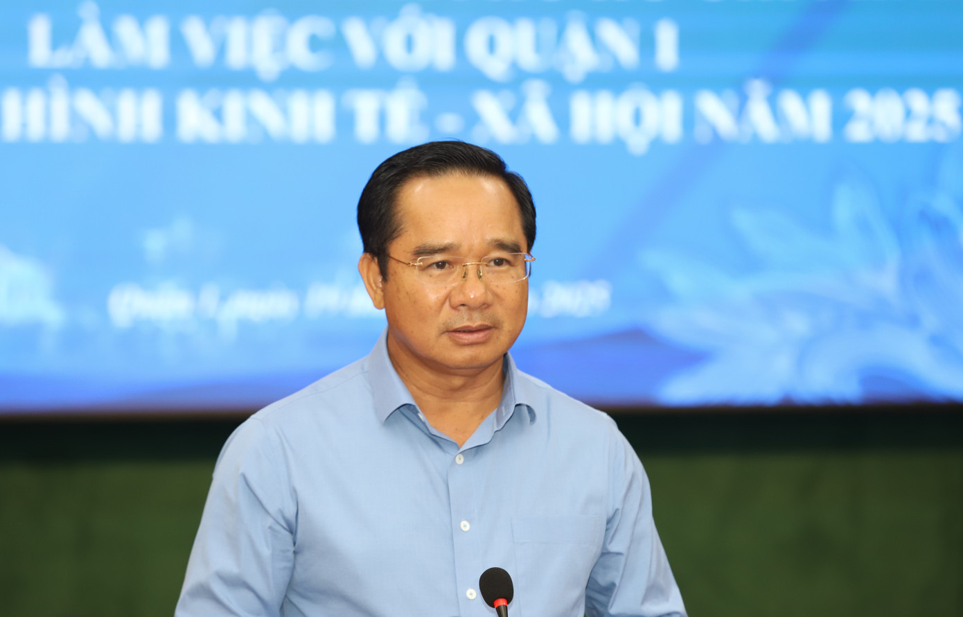 Chủ tịch UBND TPHCM Nguyễn Văn Được. Ảnh: Ngô Tùng