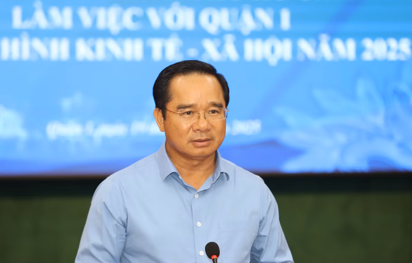 Chủ tịch UBND TPHCM Nguyễn Văn Được. Ảnh: Ngô Tùng