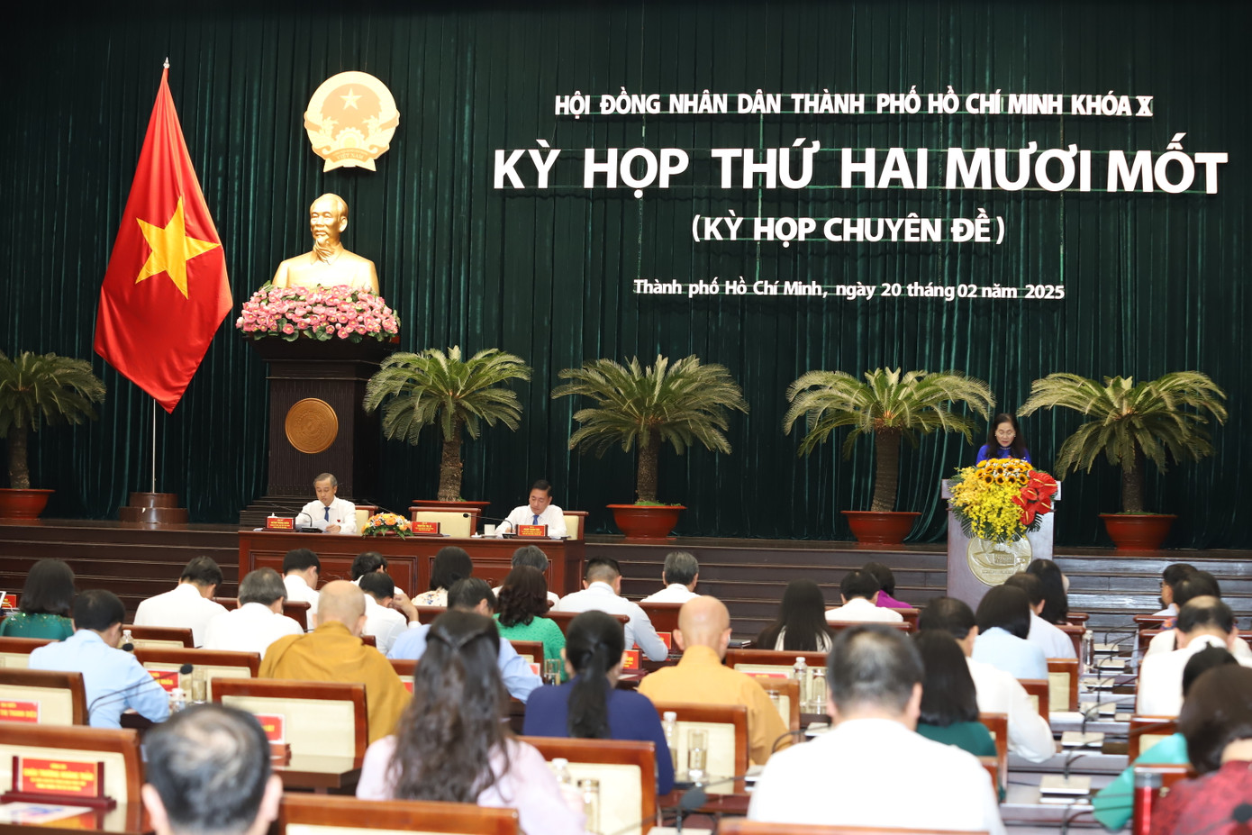 Quang cảnh kỳ họp lần thứ 21 chiều 20/2. Ảnh: Ngô Tùng Quang cảnh kỳ họp lần thứ 21 chiều 20/2. Ảnh: Ngô Tùng