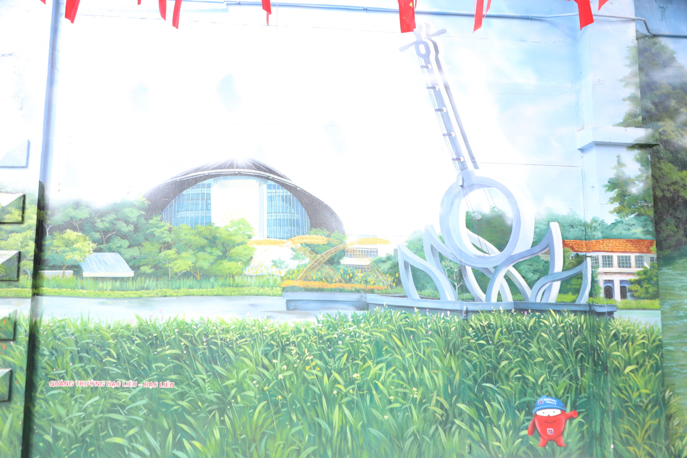 Sau một thời gian thi công, công trình đã khoác lên mình những hình ảnh tươi đẹp các danh lam thắng cảnh, di tích lịch sử và nét đặc trưng của các địa phương trong cả nước.