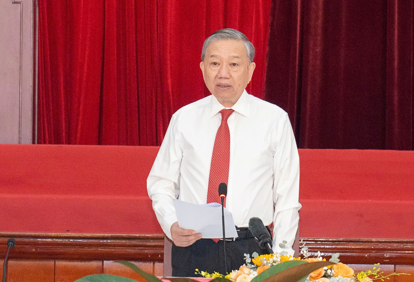 Tổng Bí thư Tô Lâm phát biểu tại buổi gặp mặt. Ảnh: Quốc Thanh Tổng Bí thư Tô Lâm phát biểu tại buổi gặp mặt. Ảnh: Quốc Thanh