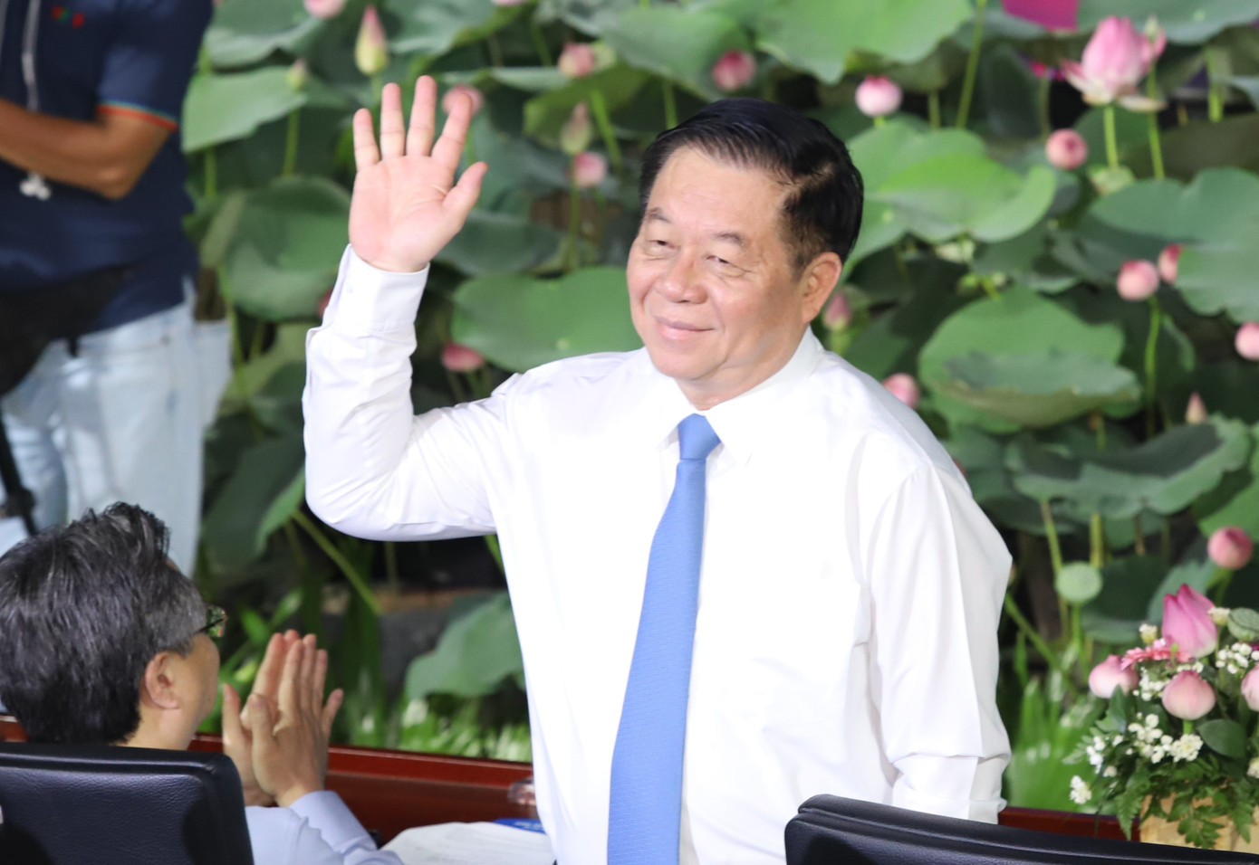 Lãnh đạo Đảng, Nhà nước, T.Ư Đoàn tham dự buổi lễ. Ảnh: Ngô Tùng