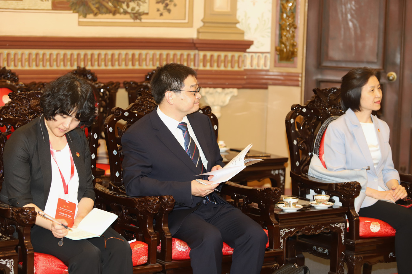 Các đại biểu tại buổi gặp gỡ. Các đại biểu tại buổi gặp gỡ.