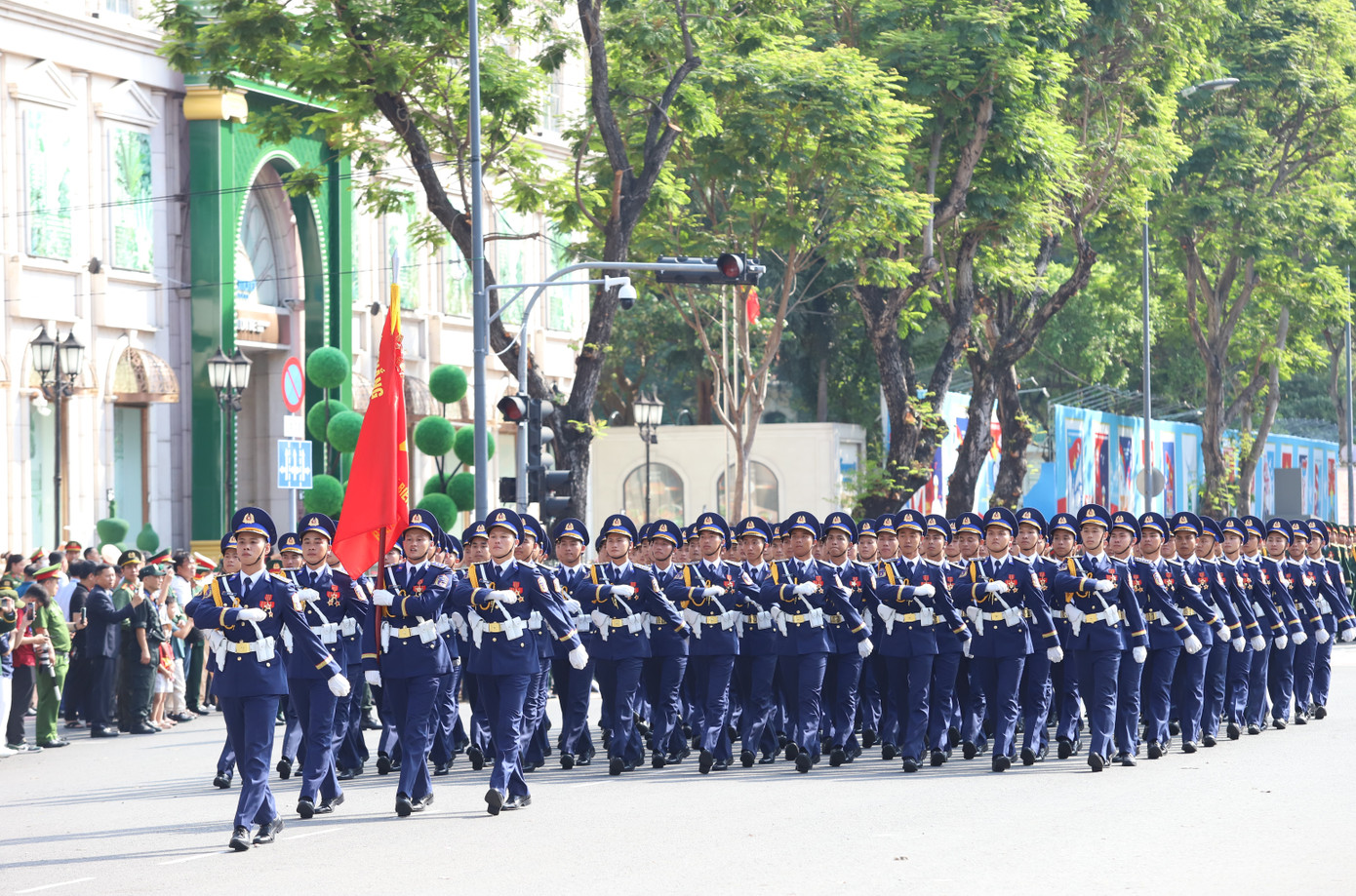 Khối sĩ quan Cảnh sát biển.