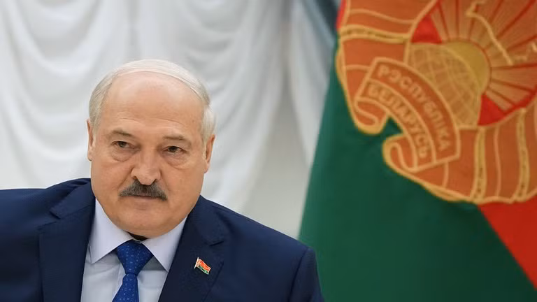 Tổng thống Belarus Alexander Lukashenko. Ảnh: AP