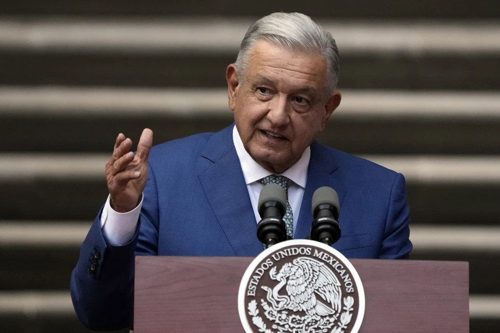 Tổng thống Mexico - Andres Manuel Lopez Obrador. Ảnh: AP Tổng thống Mexico - Andres Manuel Lopez Obrador. Ảnh: AP