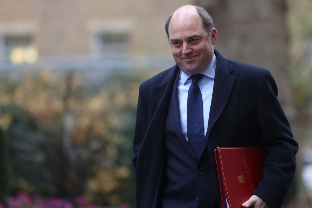 Bộ trưởng Quốc phòng Anh Ben Wallace. Ảnh: Reuters