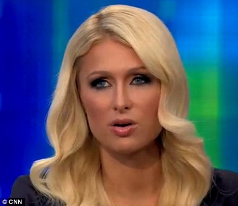 Paris Hilton trên chương trình của Piers Morgan